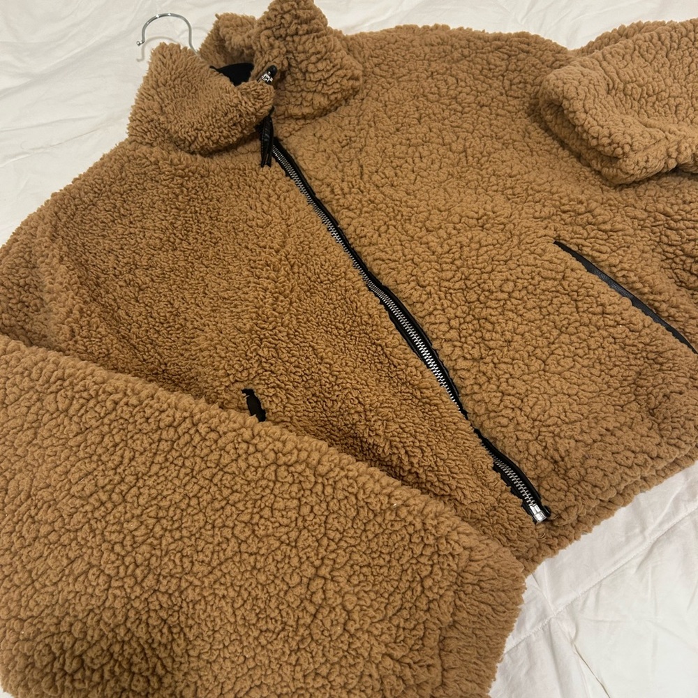 Wallflower Tan Teddy Jacket - Picture 2 of 10